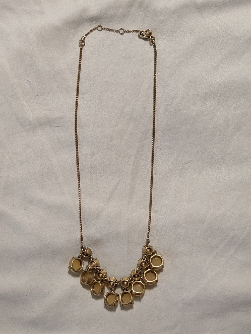 J. Crew Yellow Bead and Crystal Pendant Necklace - Picture 3 of 5